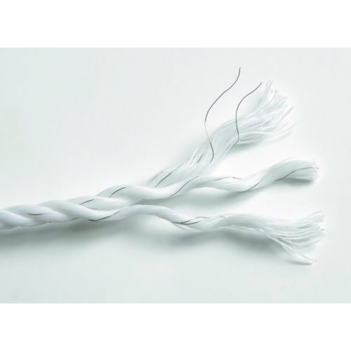 BASIC villanypásztor vezeték, 200m, 6mm, fehér, 3,87 Ω/m, 350 kg