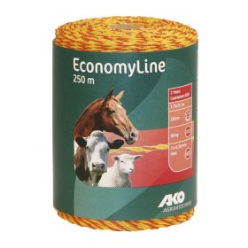   Economy villanypásztor vezeték, 250m, sárga-narancs, 7,74 Ω/m, 90 kg