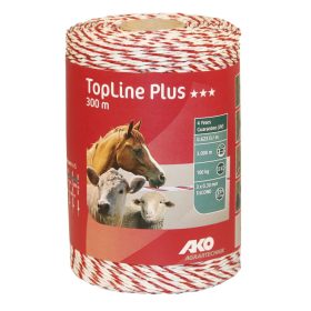   AKO TopLine Plus villanypásztor vezeték - piros/fehér, 300 m, 0,623  Ω/m, 100 kg
