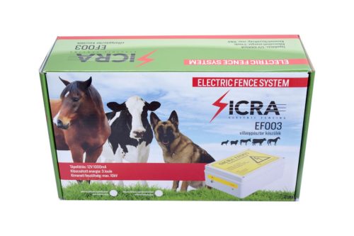 Sicra EF003 villanypásztor duo készülék, 3 Joule