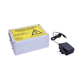   Sicra EF003 villanypásztor készülék, 3 Joule NAGY + 12V-os hálózati adapter