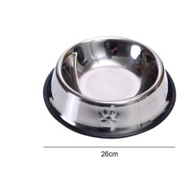 26cm-es csúszásgátló aluminium kutyatál