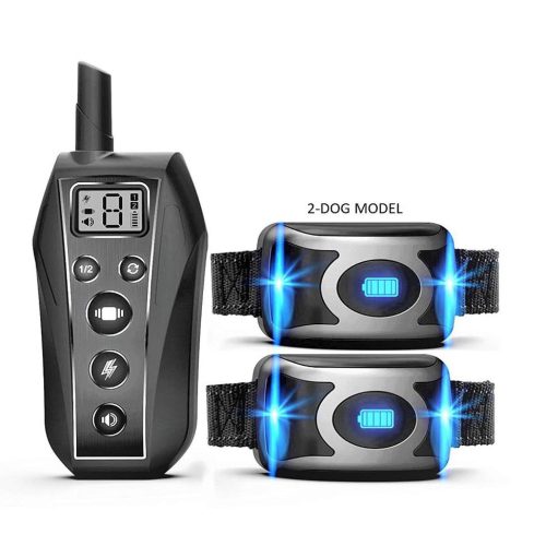 Patpet T700 távirányítós elektromos kiképző nyakörv szett 600m, tölthető